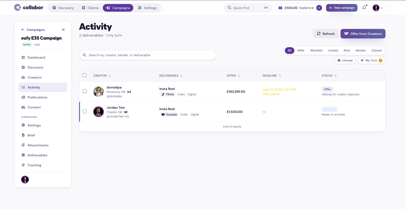 Fast Workflow interface preview